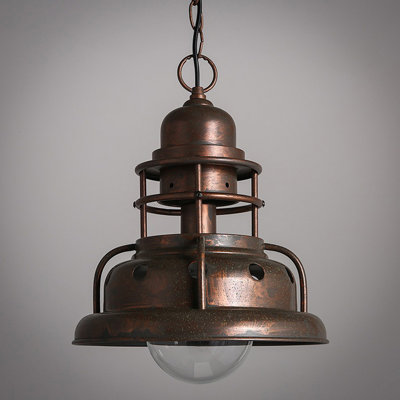 Pendelton 1 - Light Brown Bell Pendant