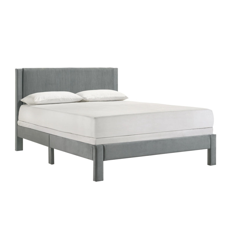 Mobilier de chambre à coucher 1Pc, Gris, Double