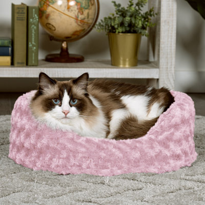 Ultra Plush Oval Donut Dog Bed