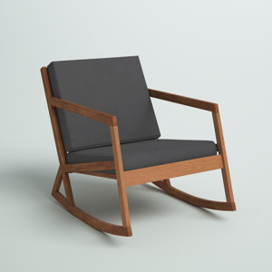 Greyleigh™ Eucalyptus Outdoor Rocking Chair & Reviews | Wayfair