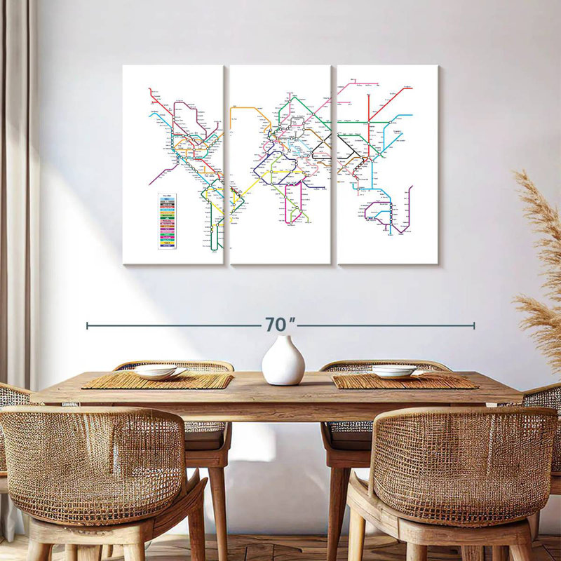World Metro Alyceia I, H 36 po x l 57 po