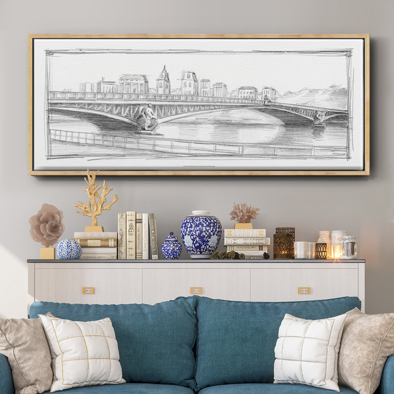 Pont Mirabeau- Framed Canvas