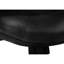 Modern Office Armrest Seat - Ergonomic, Adjustable Height, Swivel, Black Padding Sitting Chair , Leather Look