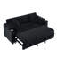 Canapé-lit extensible en velours côtelé 80 pouces avec porte-gobelet-707952985