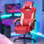 Metro Lane Adjustable Swiveling PC & Racing Game Chair-1965330122