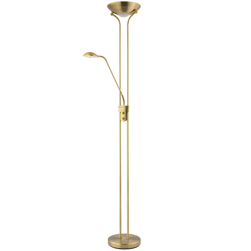 180cm LED Torchiere Floor Lamp, Gold 