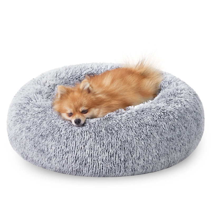 60x60x20cm Cotton Pet Bed, Grey