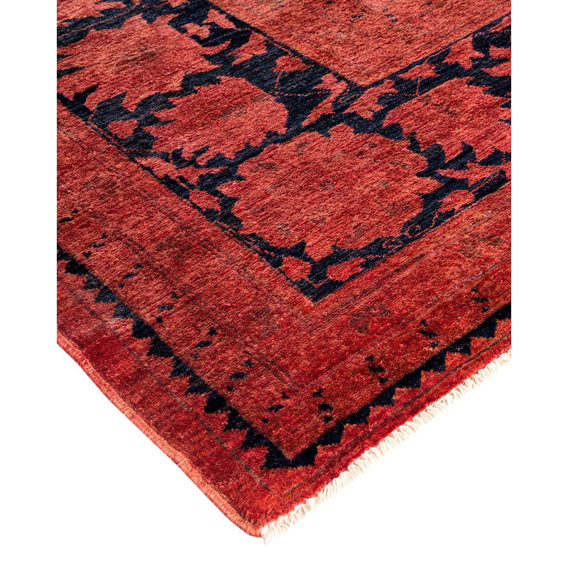 Digory One-of-a-Kind 12' 0" X 14' 5" New Age Wool Area Rug Red