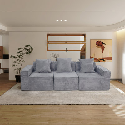 Canapé modulaire convertible 3 places Modern