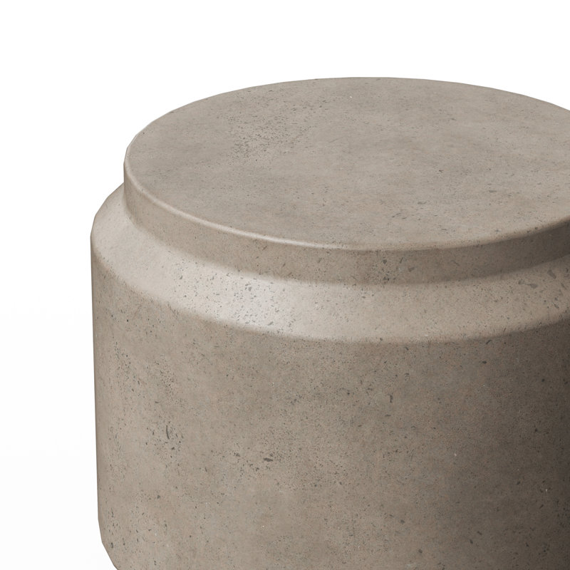 Cassis Accent Stool, Concrete