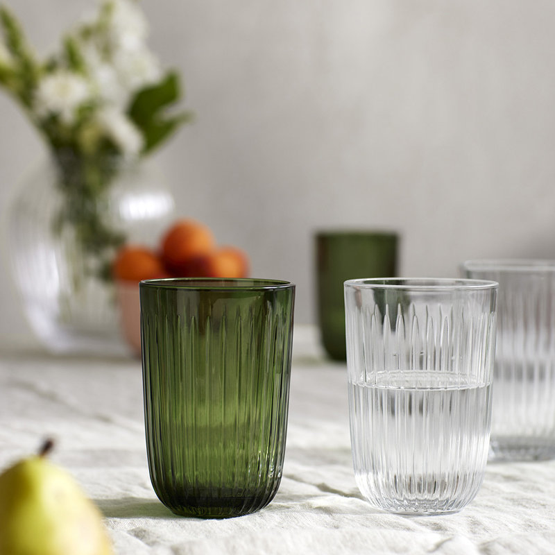 Hammershøi Handmade Drinking Glass, Green