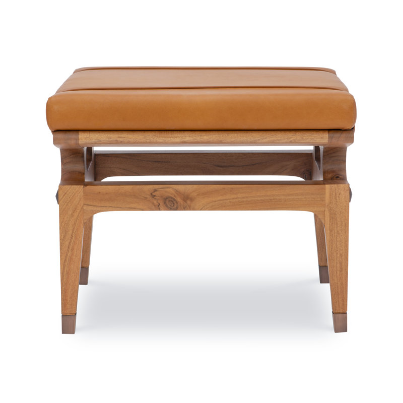 MS Upholstery Leather Ottoman