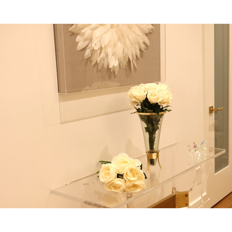 Vase de table en verre Hatsuye