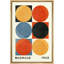 Œuvres abstraites, couleurs vives et classiques, collage «Colorful Geometric Circle Bauhaus» sur-99142164-99142165