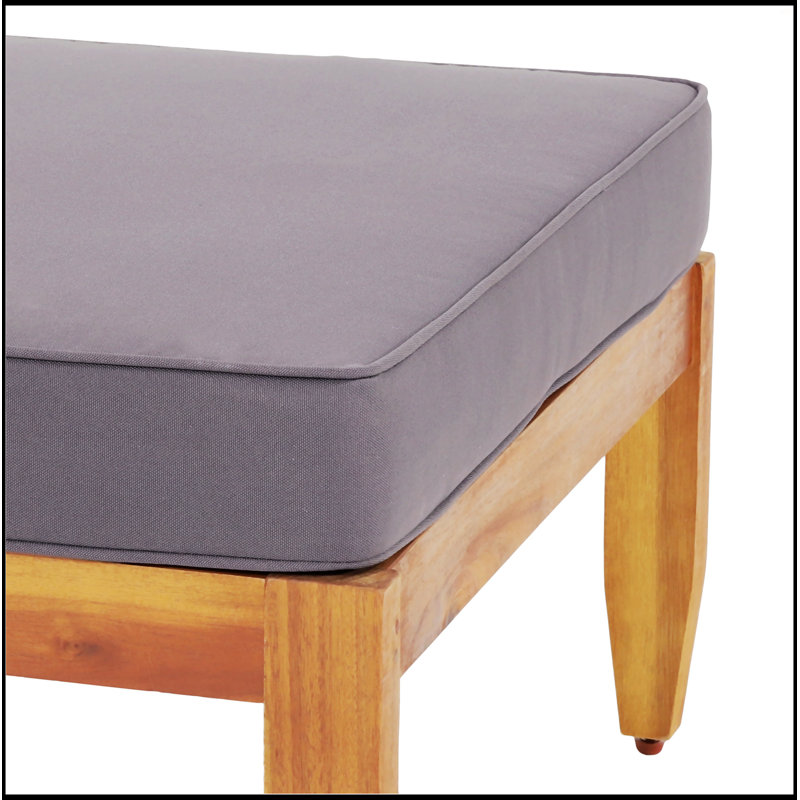Charming Mid-Century Modern Ottoman And Coffee Table Set For Stylish Spaces