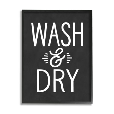 «Wash And Dry», phrase de nettoyage rétro