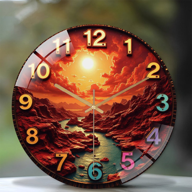 Horloge murale 12 po