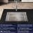 Gray Stainless Steel Undermount Sink For Efficient Kitchen Operations - 30" X 19 19" With Condensation Coating