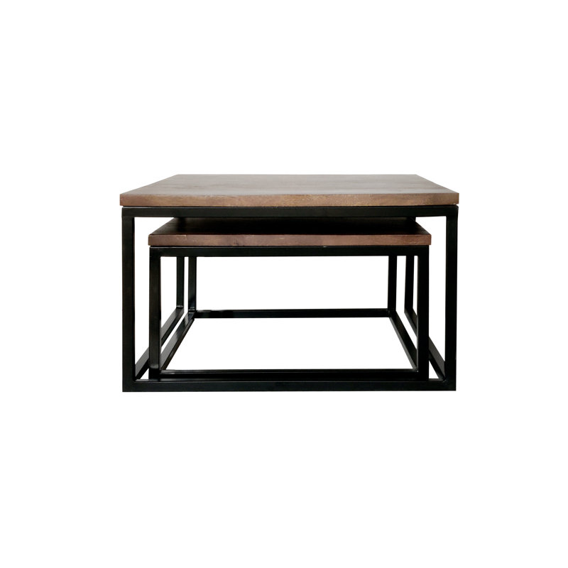 Timko Frame Coffee Table, Walnut