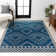 Amir Moroccan Beni Souk Navy/Ivory Rug