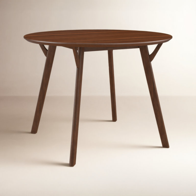 Evanston 42" Wood Dining Table, Walnut