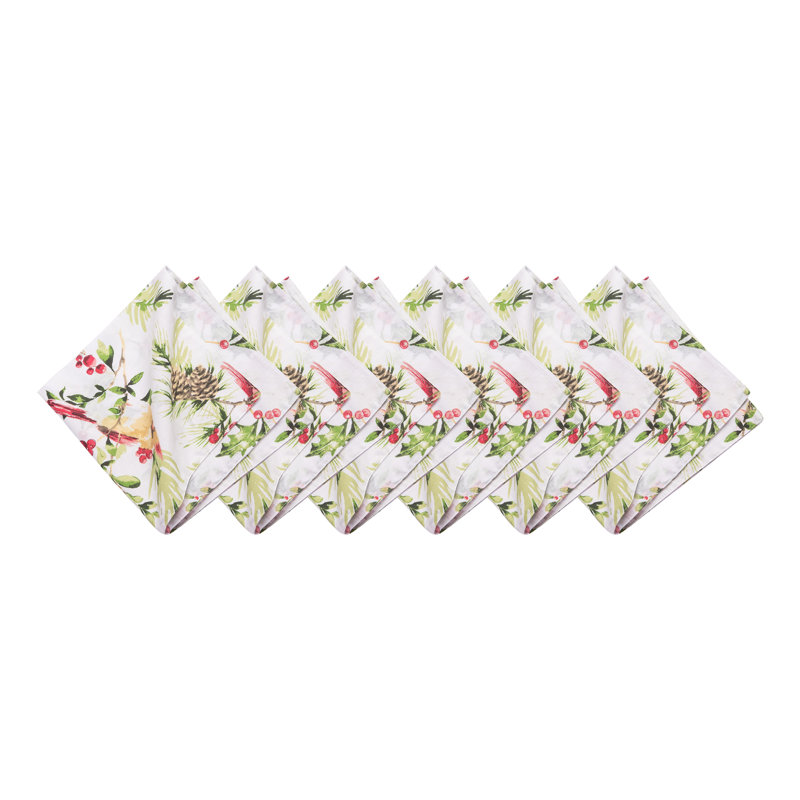 Ruby Cardinal Napkin S/6