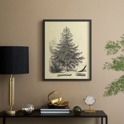 Reproduction d'art encadrée de Noël