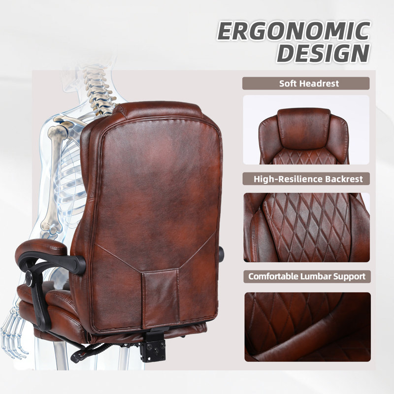Big And Tall Office Chair Executive Office Chair With Foot Rest