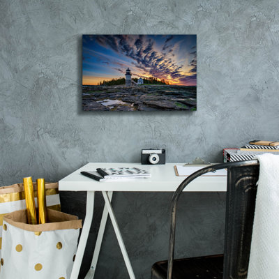 'Sunrise At Low Tide At Marshall Point' by Rick Berk Canvas Wall Art
