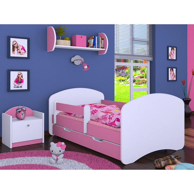 Manzano Cabin Bed with Storage Included, Pink