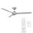54" Blitzen 3 - Blade Smart Ceiling Fan With Remote Control Included, Works With Google Assistant, Amazon Alexa, iOS And Android APP-56616320-55354974