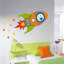 Flying Rocket Wall Stickers-369720979-369720980
