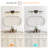 4-lamp matte black adjustable crystal Vanity Light