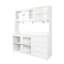 Grand placard de cuisine l 63 po, armoire de rangement autoportante avec 4 portes, 4 tiroirs et tablette à micro-ondes-121085964