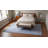 Graceful Marrakech Blue Hand-Knotted Wool Contemporary Transitional 8' x 10' Area Rug