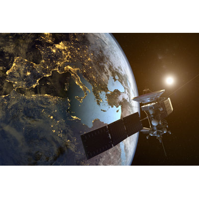 Photo prise par un satellite dans l'espace
