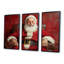 «Santa's Red suit for Christmas I - Christmas Santa», ensemble d'art mural-107182719-107182711