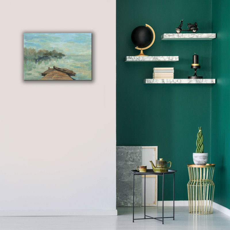  «Lakeside Retreat II no Wood» par Silvia Vassileva, art mural sur toile, 26 po x 18 po