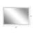 LED Framed Bathroom Vanity Mirror