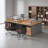 Rectangle 4 Person Office Cubicle Desk-126182636