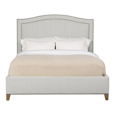 Caroline/Casey Queen Upholstered Low Profile Panel Bed