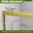 60'' W X 60'' H Double Sliding Semi-Frameless Tub Door With 1/4"(6Mm) Clear Tempered Glass-111074639