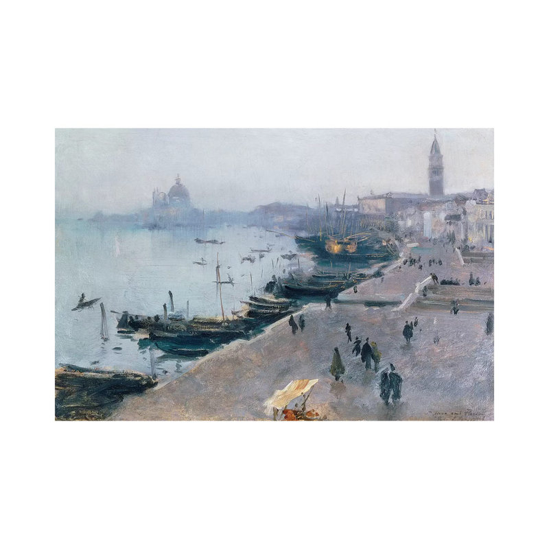 Venice In Grey Weather by John Singer Sargent - Wrapped Canvas Gallery-Wrapped Canvas Giclée, 30.48 cm H x 45.72 cm W