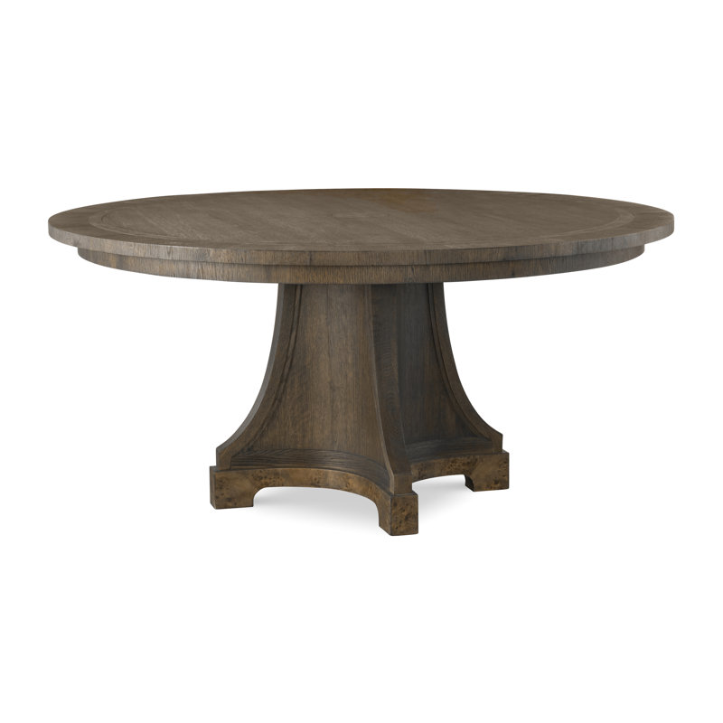 Monterey Round Solid Wood Dining Table, Hawthorne Dark