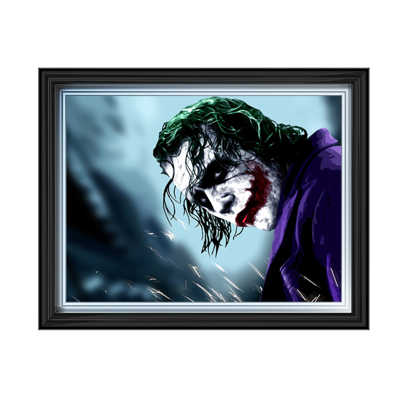 The Joker - Single Picture Frame Painting