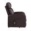 Fauteuil inclinable électrique Ricardo en cuir synthétique avec mouvement, parfait pour le confort et le soutien à la mobilité