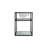 Pierre 36 Single, Open Shelf, Metal Frame Bathroom Vanity-1193032874