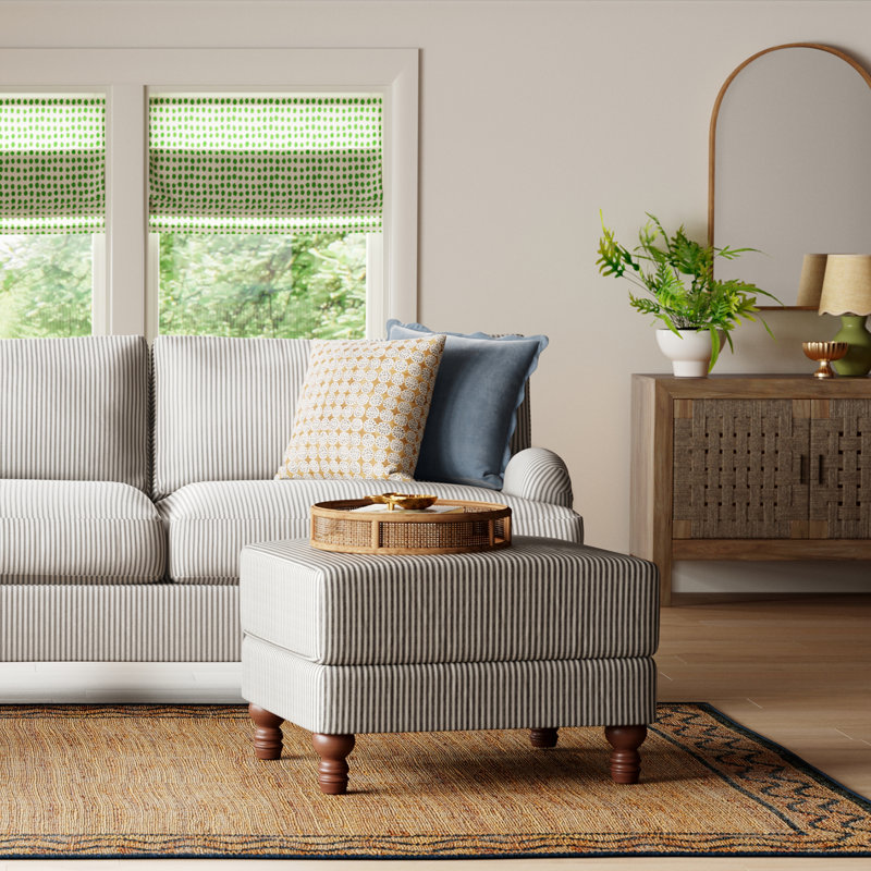 Erin Gates by Momeni Orchard Ripple Slate Hand Woven Wool and Jute Area Rug, Rectangle 5' x 8'