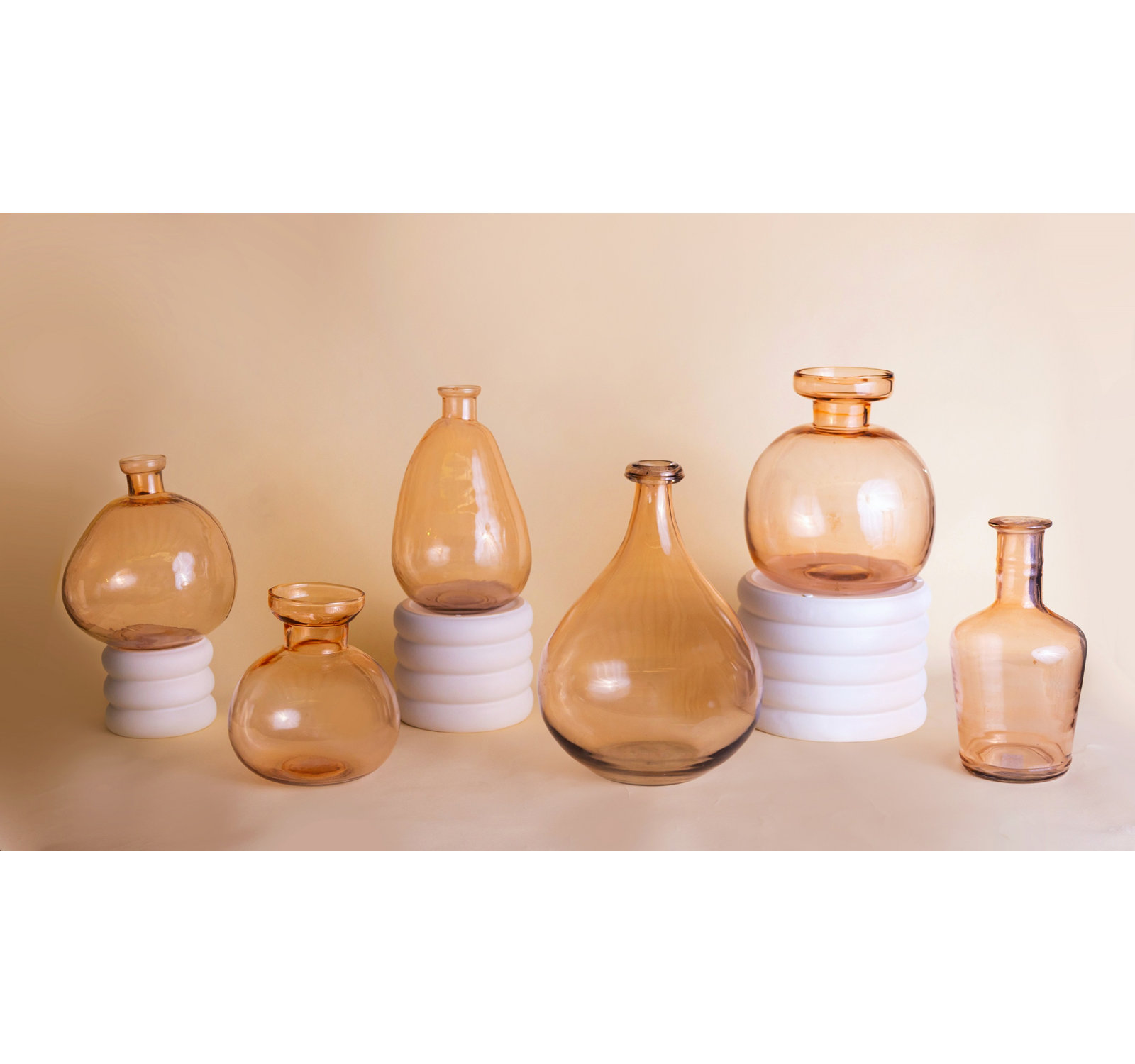 Lowan 10.4'' Stoneware Table Vase, Orange