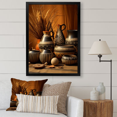 Villeparis Native Art Pottery Serenity I - Native American Wall Art Prints